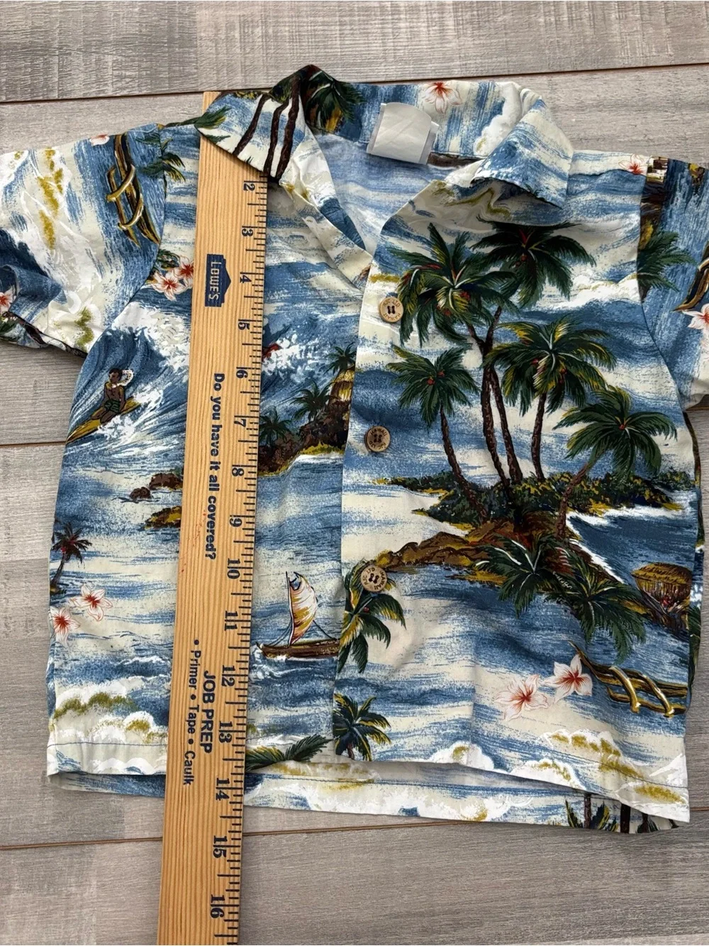 Vintage Nui Nalu Kids Size 2 Tropical Hawaiian Surf Shirt Shorts Set 100% cotton